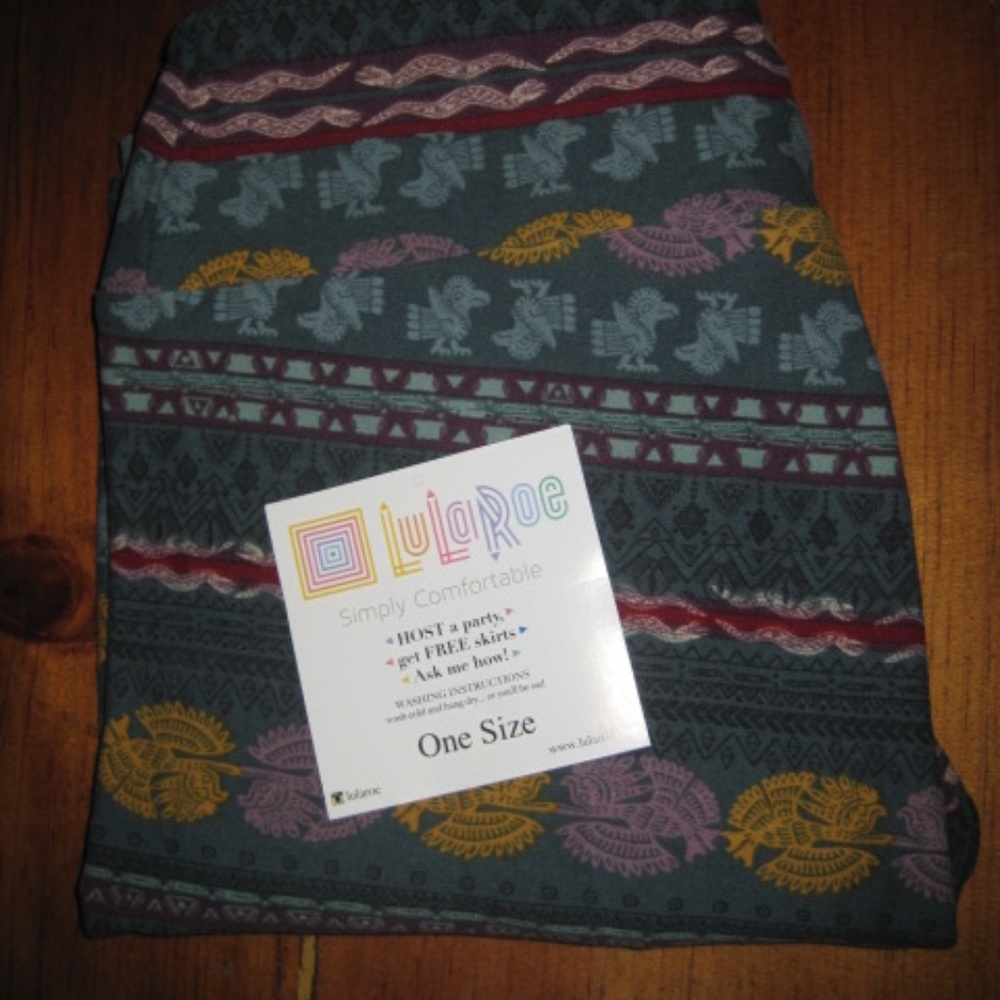 LuLaRoe Leggings, Aztec or Egyptian, One Size